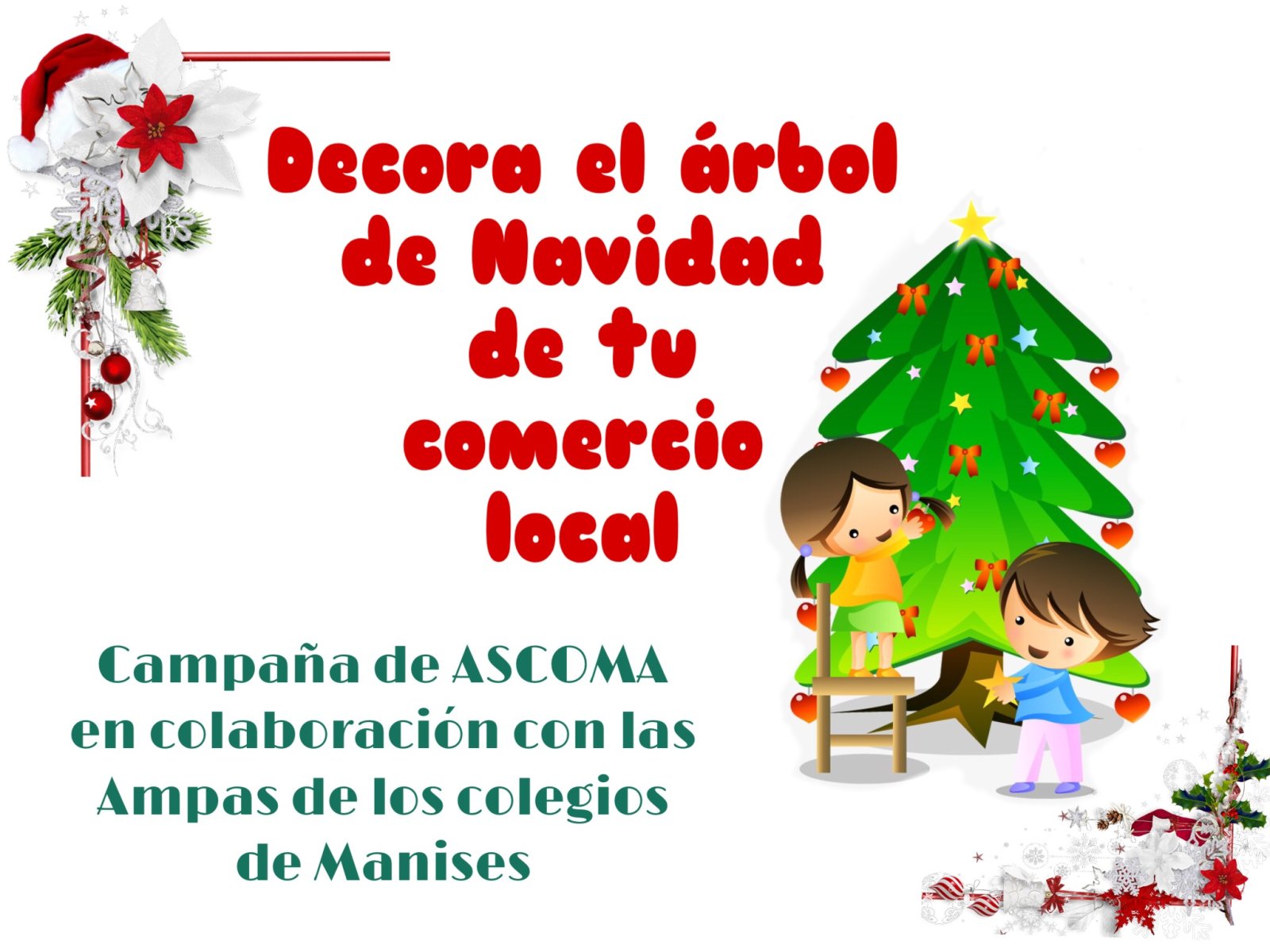 Campaña Decora la navidad de tu comercio local